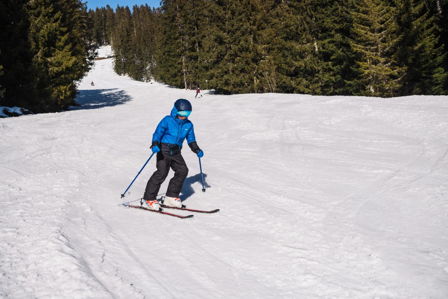 WEDZE Kids' Downhill Ski Jacket - 100 Blue 12 WEDZE Kids' Downhill Ski Jacket - 100 Blue - Image 10