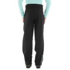 Kids Cross-Country Ski Overpants - 150 Black -Winter Sports Gear 150 cross country ski overpants kids 3