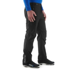 Men's Cross-Country Skiing Overpants - 150 Black -Winter Sports Gear 150 cross country skiing overpants men 2