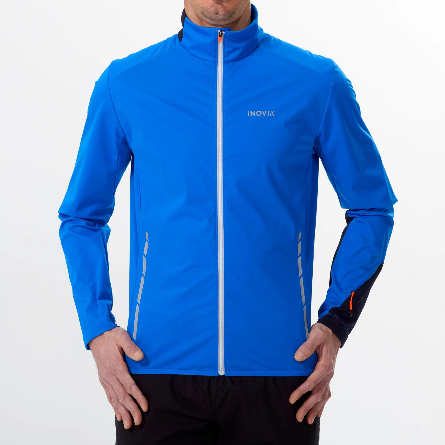 Men's Cross-Country Ski Jacket - 100 Blue 4 Men's Cross-Country Ski Jacket - 100 Blue - Image 2