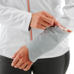 Women's Light Cross-Country Ski Jacket - 500 White -Winter Sports Gear 500 light cross country ski jacket women 3