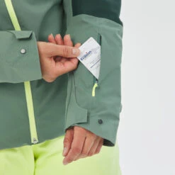 WEDZE Women's Ski Jacket - 500 Green -Winter Sports Gear 500 ski jacket women 5
