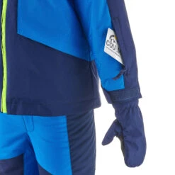 WEDZE Kids' Downhill Ski Suit - 580 Blue -Winter Sports Gear 580 downhill ski suit kids 10