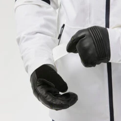 WEDZE Men's Downhill Ski Jacket - 580 White/Blue -Winter Sports Gear 580 ski jacket men 8