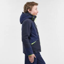 WEDZE Kids' Downhill Ski Jacket - 900 Blue -Winter Sports Gear 900 downhill ski jacket kids 3
