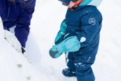 WEDZE Kids' Snowsuit - Warm 500 Blue -Winter Sports Gear baby ski snowsuit warm blue 11