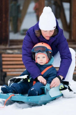 WEDZE Kids' Snowsuit - Warm 500 Blue -Winter Sports Gear baby ski snowsuit warm blue 13