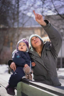 WEDZE Kids' Snowsuit - Warm 500 Blue -Winter Sports Gear baby ski snowsuit warm blue 17