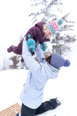 WEDZE Kids' Snowsuit - Warm 500 Purple -Winter Sports Gear baby ski snowsuit warm purple 13