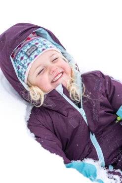 WEDZE Kids' Snowsuit - Warm 500 Purple -Winter Sports Gear baby ski snowsuit warm purple 16