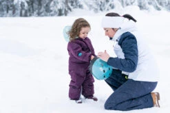 WEDZE Kids' Snowsuit - Warm 500 Purple -Winter Sports Gear baby ski snowsuit warm purple 18