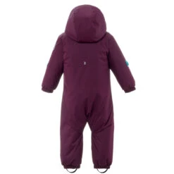 WEDZE Kids' Snowsuit - Warm 500 Purple -Winter Sports Gear baby ski snowsuit warm purple 7