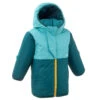 WEDZE Kids' Winter Jacket - Warm Blue -Winter Sports Gear baby winter jacket warm blue