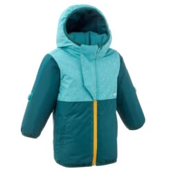 WEDZE Kids' Winter Jacket - Warm Blue