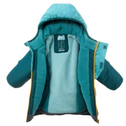 WEDZE Kids' Winter Jacket - Warm Blue -Winter Sports Gear baby winter jacket warm blue 8