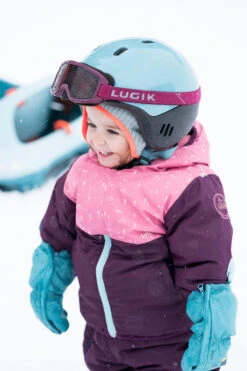 WEDZE Kids' Winter Jacket - Warm Purple -Winter Sports Gear baby winter jacket warm purple 11