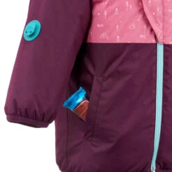 WEDZE Kids' Winter Jacket - Warm Purple -Winter Sports Gear baby winter jacket warm purple 5