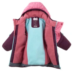WEDZE Kids' Winter Jacket - Warm Purple -Winter Sports Gear baby winter jacket warm purple 8