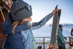 WEDZE Cross-Country Skis With Bindings & Skins - MT 85 -Winter Sports Gear backcountry skis with bindings and skins mt 85 15