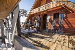 WEDZE Cross-Country Skis With Bindings & Skins - MT 85 -Winter Sports Gear backcountry skis with bindings and skins mt 85 18