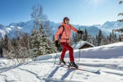 WEDZE Backcountry Skis With Bindings And Skins - XLD 500 Black/Blue -Winter Sports Gear backcountry skis with bindings and skins xld 500 black blue 14