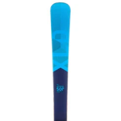 WEDZE Backcountry Skis With Bindings And Skins - XLD 500 Black/Blue -Winter Sports Gear backcountry skis with bindings and skins xld 500 black blue 8