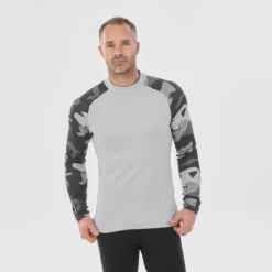 WEDZE BL 500 Ski Base Layer Top - Men -Winter Sports Gear bl 500 ski base layer top men 2