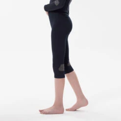 WEDZE Kids’ Ski Base Layer Bottoms - BL 500 Blue -Winter Sports Gear bl 580 i soft ski base layer bottoms kids 5