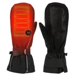 Bluetooth Heated Mittens - Storm Black -Winter Sports Gear bluetooth heated mittens storm black 4