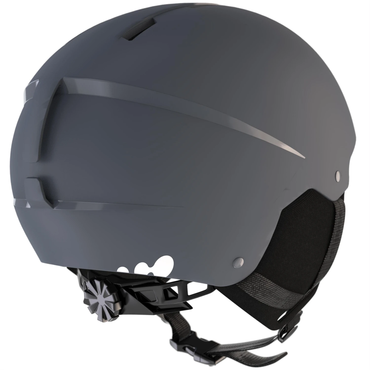 WEDZE Downhill Ski Helmet - H 100 Grey 4 WEDZE Downhill Ski Helmet - H 100 Grey - Image 2