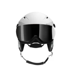 WEDZE Downhill Ski Helmet With Visor - H 350 White -Winter Sports Gear downhill ski helmet with visor h 350 white 7