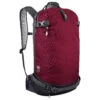 WEDZE Freeride Ski Backpack With Back Protector - FR 100 Burgundy -Winter Sports Gear freeride ski backpack with back protector fr 100 burgundy