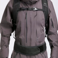 WEDZE Freeride Ski Backpack With Back Protector - FR 100 Burgundy -Winter Sports Gear freeride ski backpack with back protector fr 100 burgundy 14