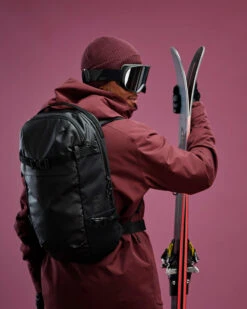 WEDZE Freeride Ski Backpack - FR 100 Black -Winter Sports Gear freeride ski backpack with laptop pocket fr 23 l black 15