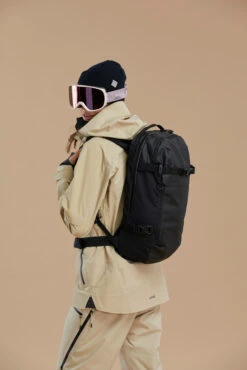 WEDZE Freeride Ski Backpack - FR 100 Black -Winter Sports Gear freeride ski backpack with laptop pocket fr 23 l black 16