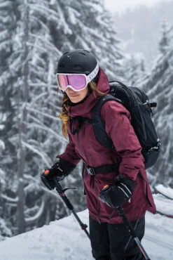 WEDZE Freeride Ski Backpack - FR 100 Black -Winter Sports Gear freeride ski backpack with laptop pocket fr 23 l black 19