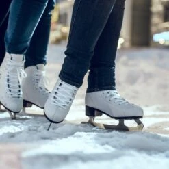 Ice Skates - 100 White -Winter Sports Gear ice skates 100 white 5