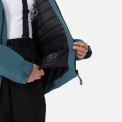 WEDZE Kids' Downhill Ski Padded Jacket - 550 Blue -Winter Sports Gear kids downhill ski padded jacket 550 blue 8