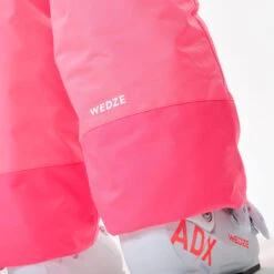 WEDZE Kids' Downhill Ski Pants - 100 Pink -Winter Sports Gear kids downhill ski pants 100 pink 4