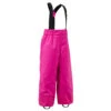 WEDZE Kids’ Downhill Ski Pants - 100 Pink -Winter Sports Gear kids downhill ski pants 100 pink 8