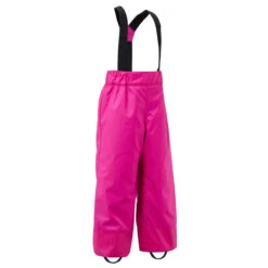WEDZE Kids’ Downhill Ski Pants - 100 Pink