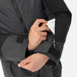 WEDZE Kids' Downhill Skiing Suit - 500 Grey -Winter Sports Gear kids downhill skiing suit 500 grey 5