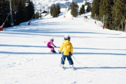 WEDZE Kids' Downhill Skis - Boost 500 Black/White -Winter Sports Gear kids downhill skis boost 500 black white 11