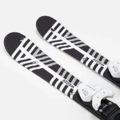 WEDZE Kids' Downhill Skis - Boost 500 Black/White -Winter Sports Gear kids downhill skis boost 500 black white 2