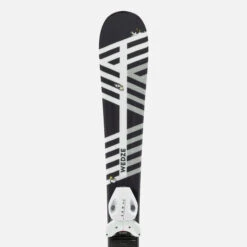WEDZE Kids' Downhill Skis - Boost 500 Black/White -Winter Sports Gear kids downhill skis boost 500 black white 6