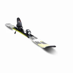 WEDZE Kids’ Downhill Skis With Bindings - Boost 500 White/Yellow -Winter Sports Gear kids downhill skis with bindings boost 500 white yellow 3