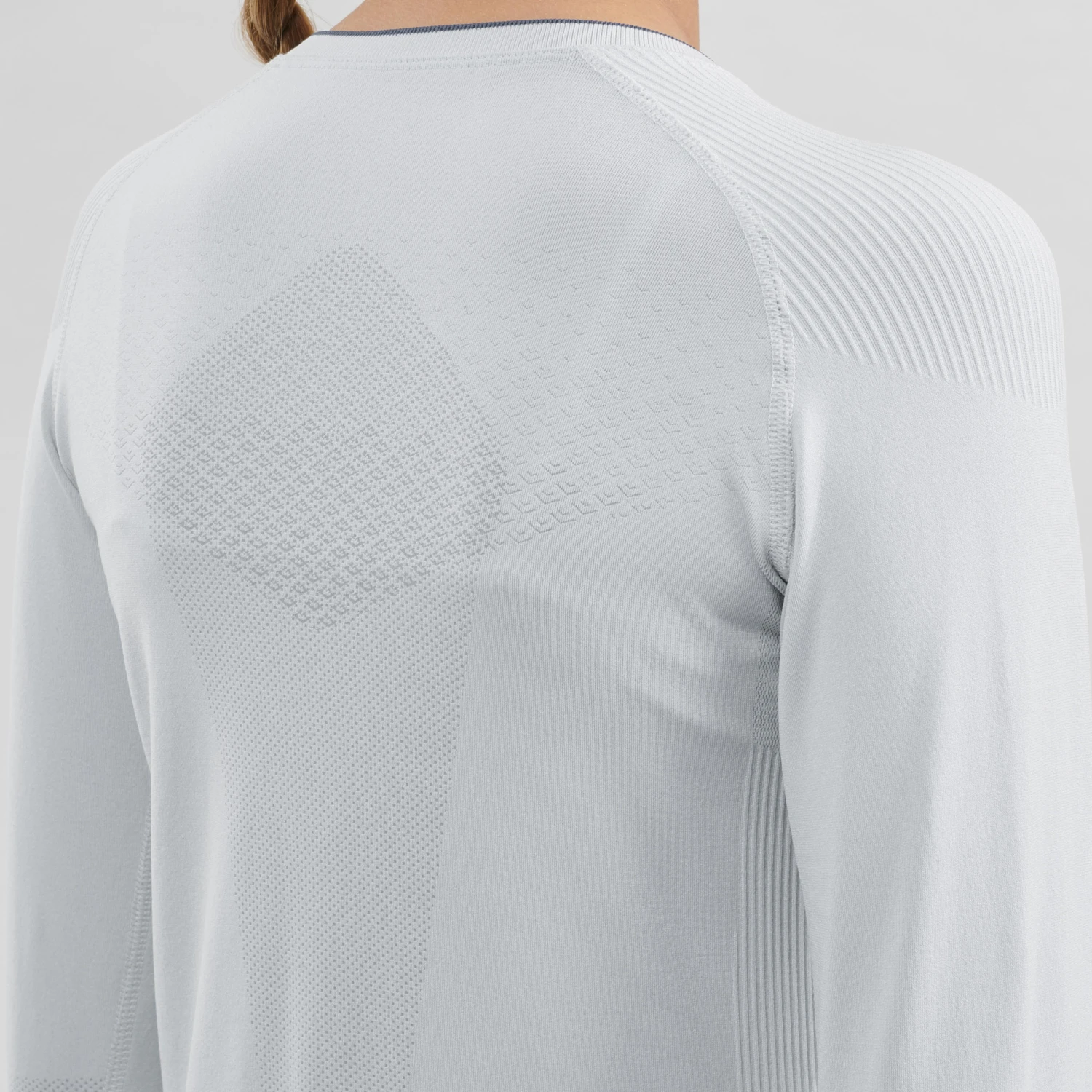 Kids' High-Tech Cross-Country Skiing Base Layer - UW 500 Grey 10 Kids' High-Tech Cross-Country Skiing Base Layer - UW 500 Grey - Image 8