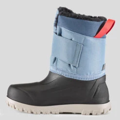 Quechua Kids’ Winter Boots - SH 500 Blue -Winter Sports Gear kids hiking snow boots x warm sh500 blue black 2