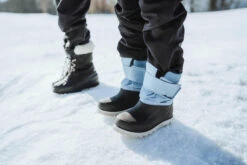 Quechua Kids’ Winter Boots - SH 500 Blue -Winter Sports Gear kids hiking snow boots x warm sh500 blue black 6
