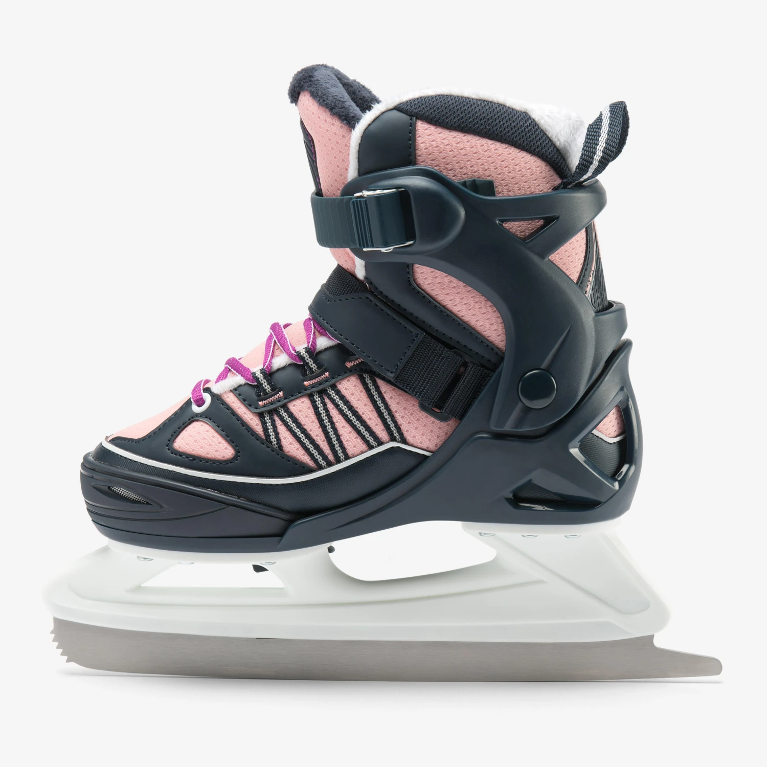 Kids' Ice Skates - FIT 500 Blue/Pink 4 Kids' Ice Skates - FIT 500 Blue/Pink - Image 2